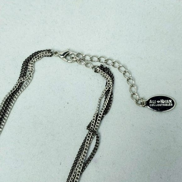 Ali khan Parisian  pearl and cluster necklace with crystal beads - Picture 4 of 5